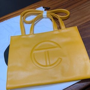 Telfar Medium Mustard Shopping Bag